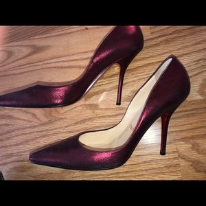 red bottom heels price